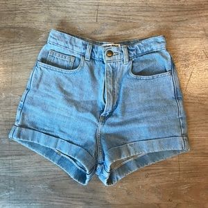 High waisted shorts